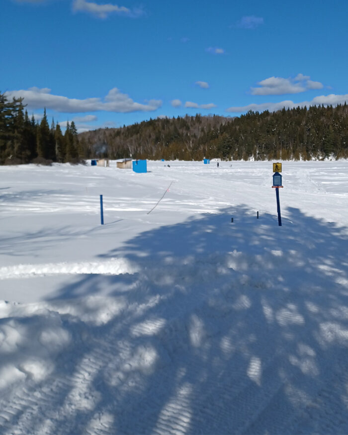 Domaine du Renard Bleu - Pêche sur glace - Pêche blanche